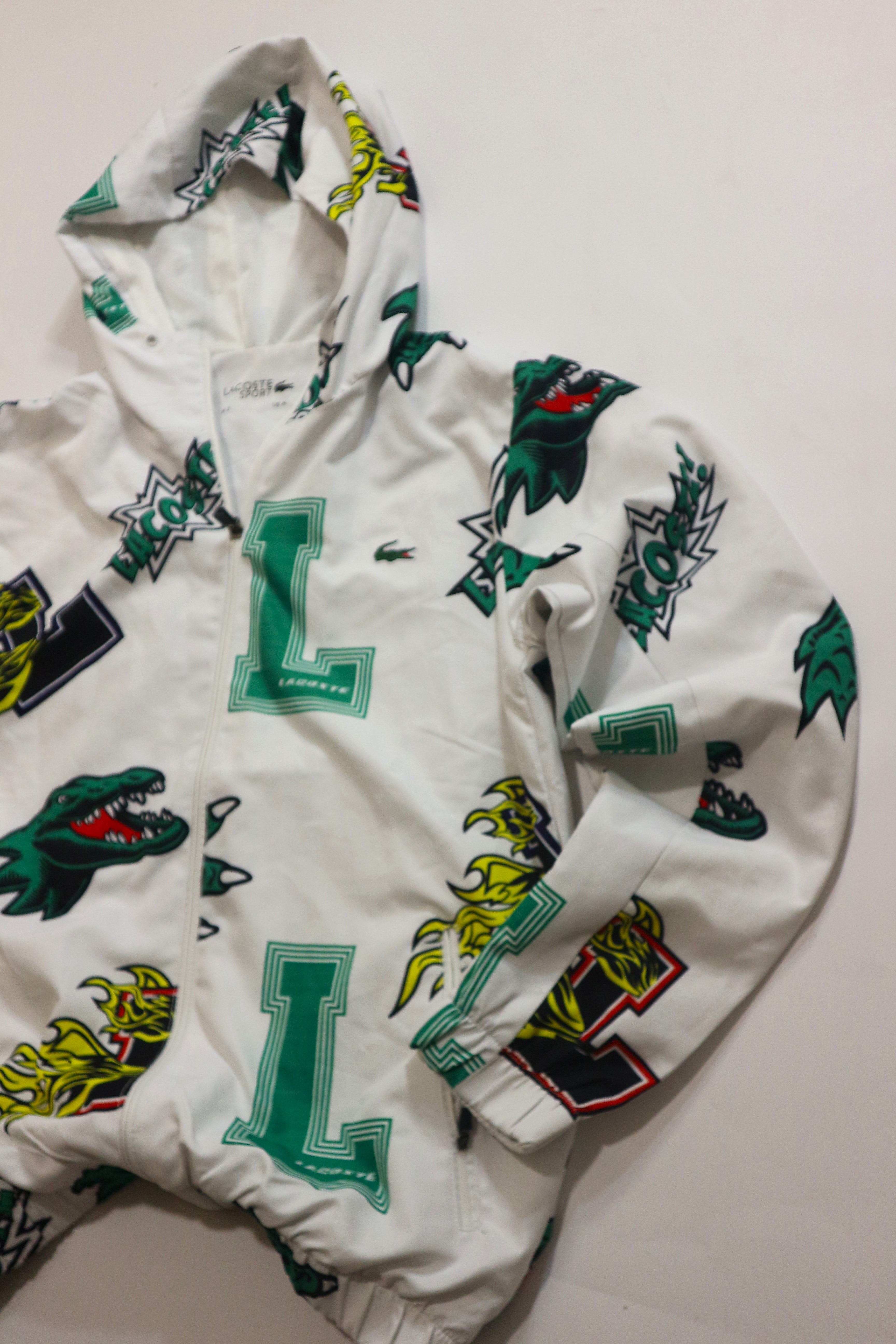 Lacoste Crazy Cocodrile White Trackjacket